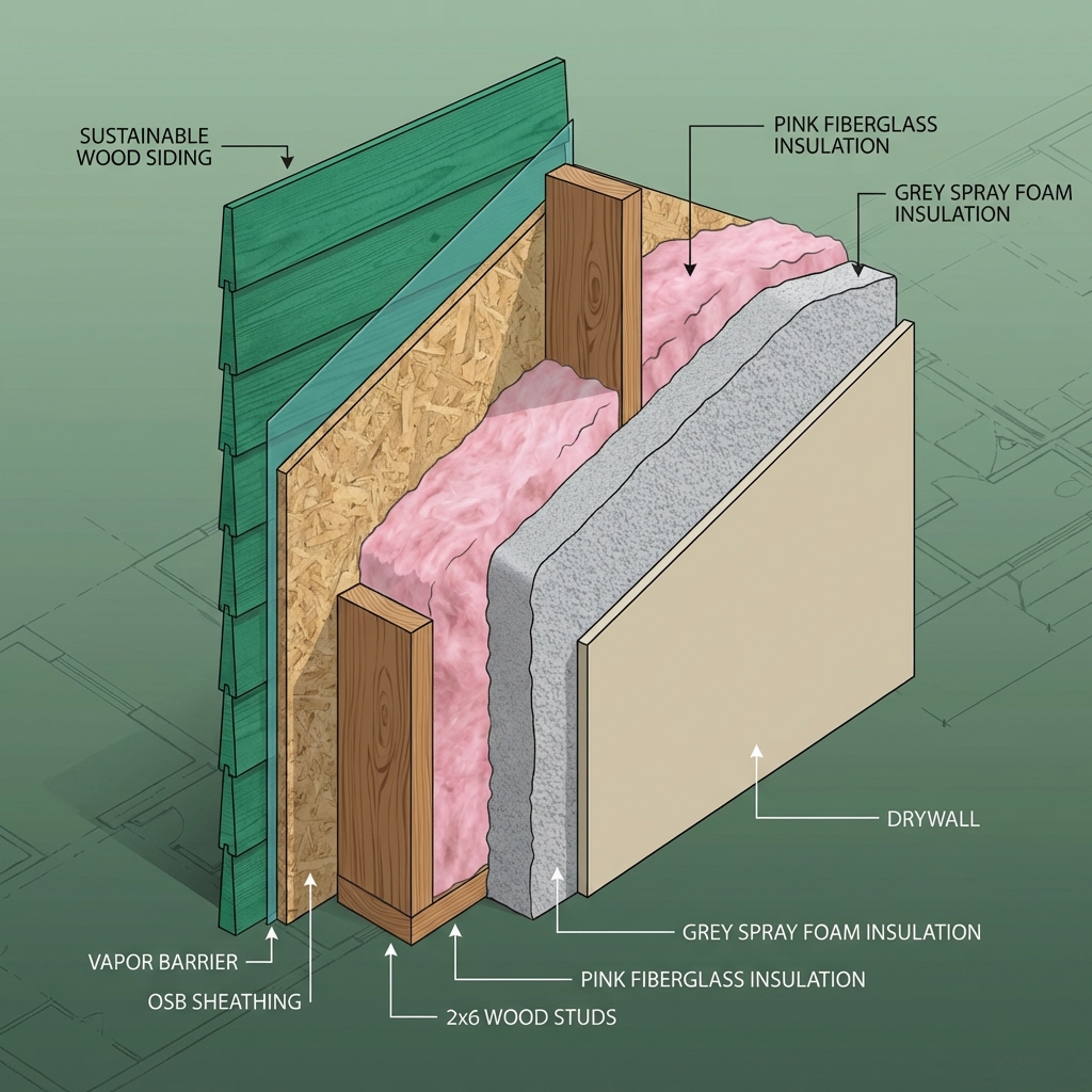 Diagram showing moisture usage through concrete and correct barrier placement